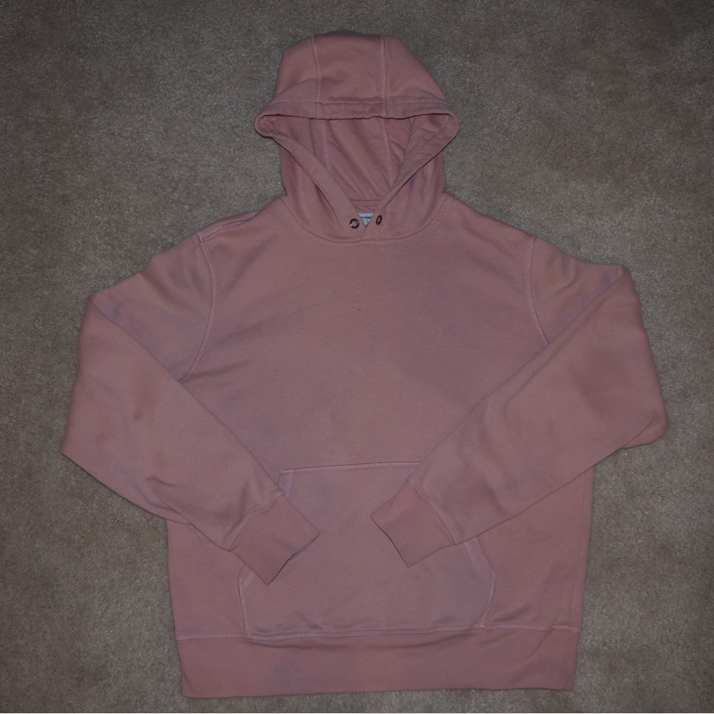 Men's Large Pink Amazon Essentials Hoodie Size L
